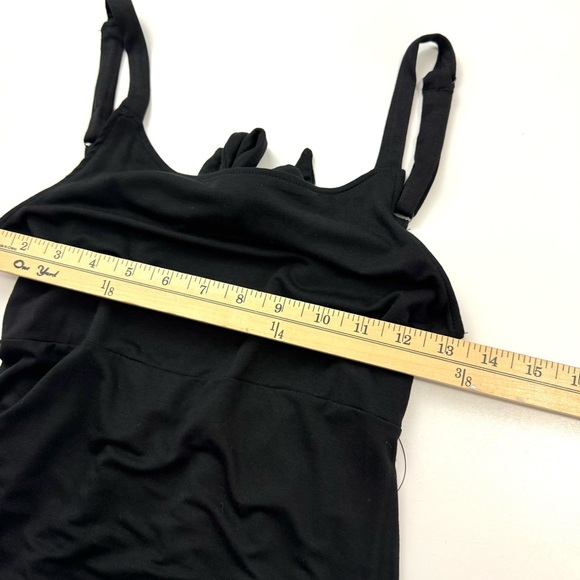 Volcom Easy Babe Mini Dress NWT Sleeveless Back Tie Black Soft Modal Sz S Boho - Picture 11 of 13
